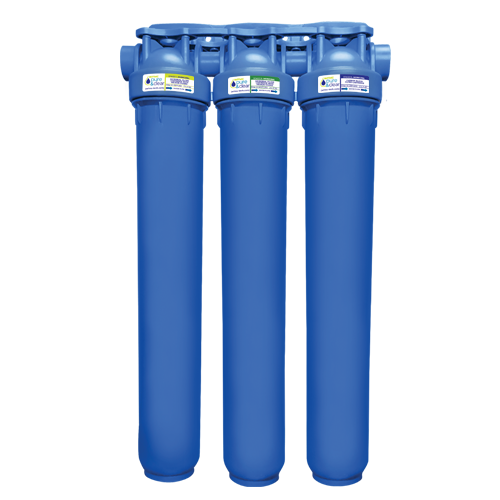 2.5” x 20” Three Stage System for Municipal Water (POE)
